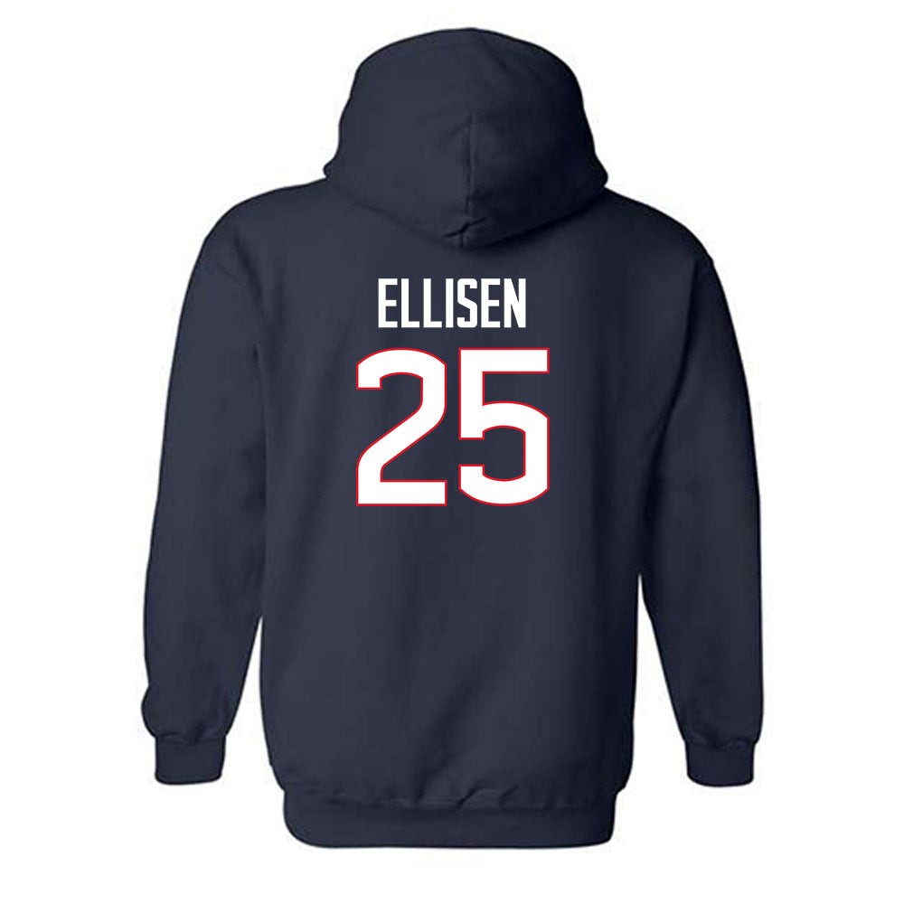 UConn - NCAA Baseball : Thomas Ellisen - Hooded Sweatshirt Classic Shersey