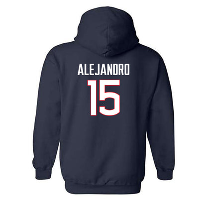 UConn - NCAA Baseball : Hector Alejandro - Hooded Sweatshirt Classic Shersey