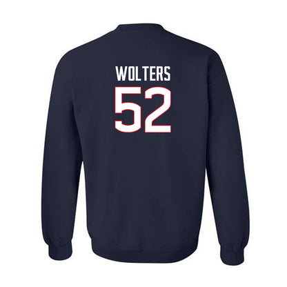 UConn - Women's Basketball Legends : Kara Wolters - Crewneck Sweatshirt Classic Shersey