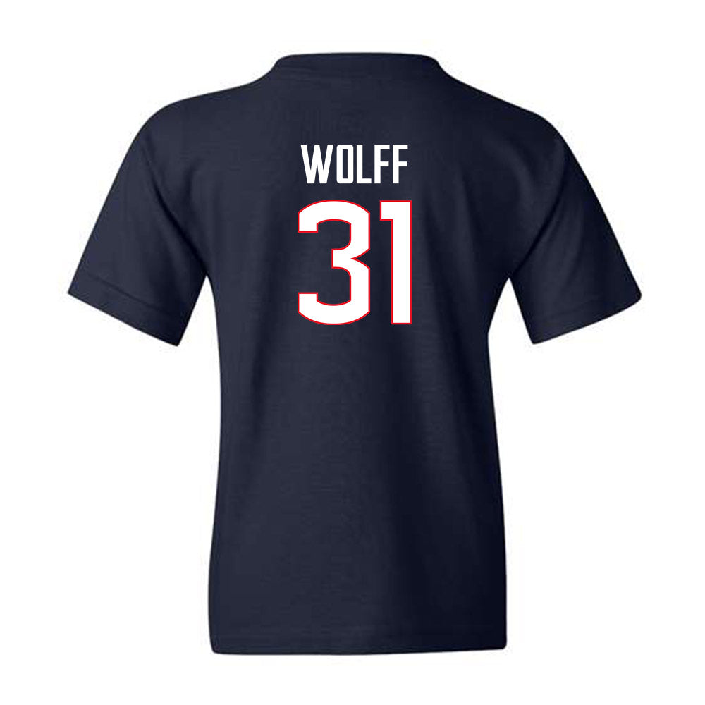 UConn - NCAA Baseball : Devin Wolff - Youth T-Shirt Classic Shersey