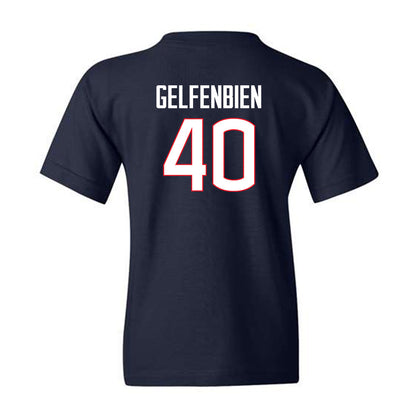 UConn - NCAA Women's Basketball Legends : Jill Gelfenbien - Youth T-Shirt Classic Shersey