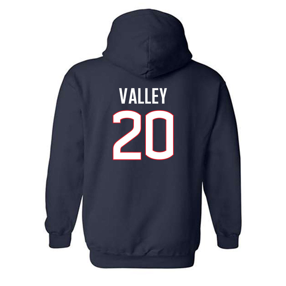 UConn - Women's Basketball Legends : Morgan Valley - Hooded Sweatshirt Classic Shersey