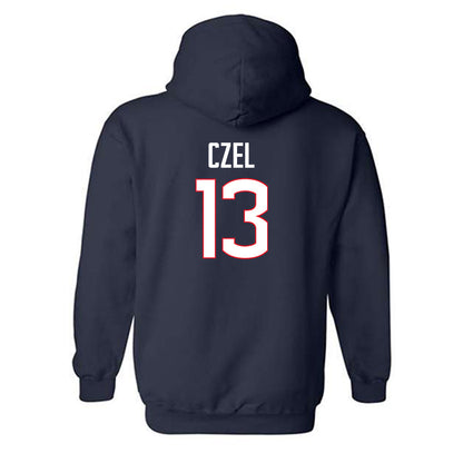 UConn - NCAA Women's Basketball Legends : Marci Czel - Hooded Sweatshirt Classic Shersey