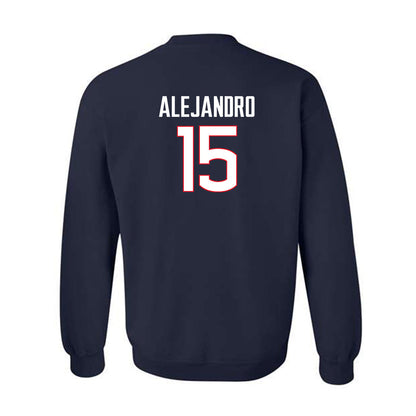 UConn - NCAA Baseball : Hector Alejandro - Crewneck Sweatshirt Classic Shersey