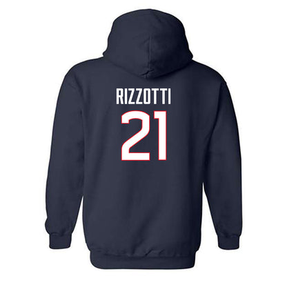UConn - Women's Basketball Legends : Jennifer Rizzotti - Hooded Sweatshirt Classic Shersey