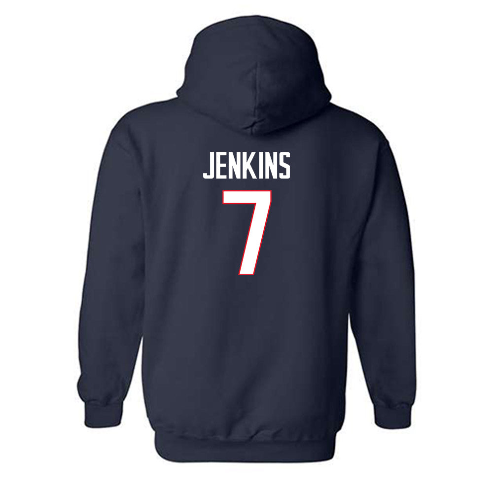 UConn - NCAA Softball : Hope Jenkins - Hooded Sweatshirt Classic Shersey