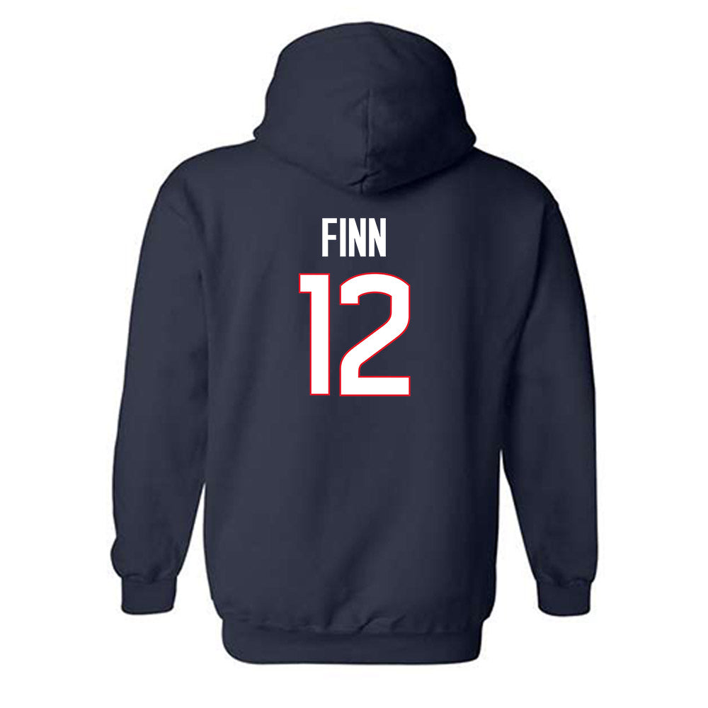UConn - NCAA Baseball : Sean Finn - Hooded Sweatshirt Classic Shersey