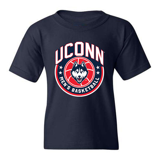 UConn - NCAA Men's Basketball : Apostolos Roumoglou - Youth T-Shirt Sports Shersey