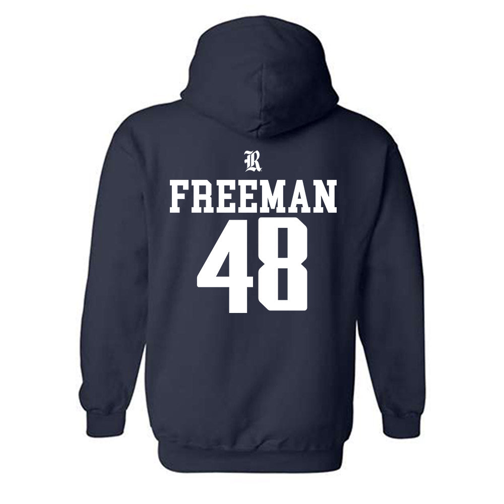 Rice - NCAA Football : Wyatt Freeman - Hooded Sweatshirt Classic Shersey