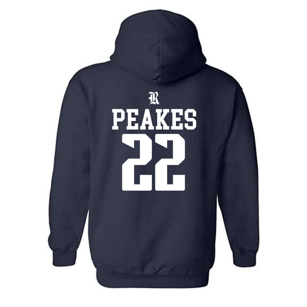Rice - NCAA Men's Basketball : Jackson Peakes Hooded Sweatshirt
