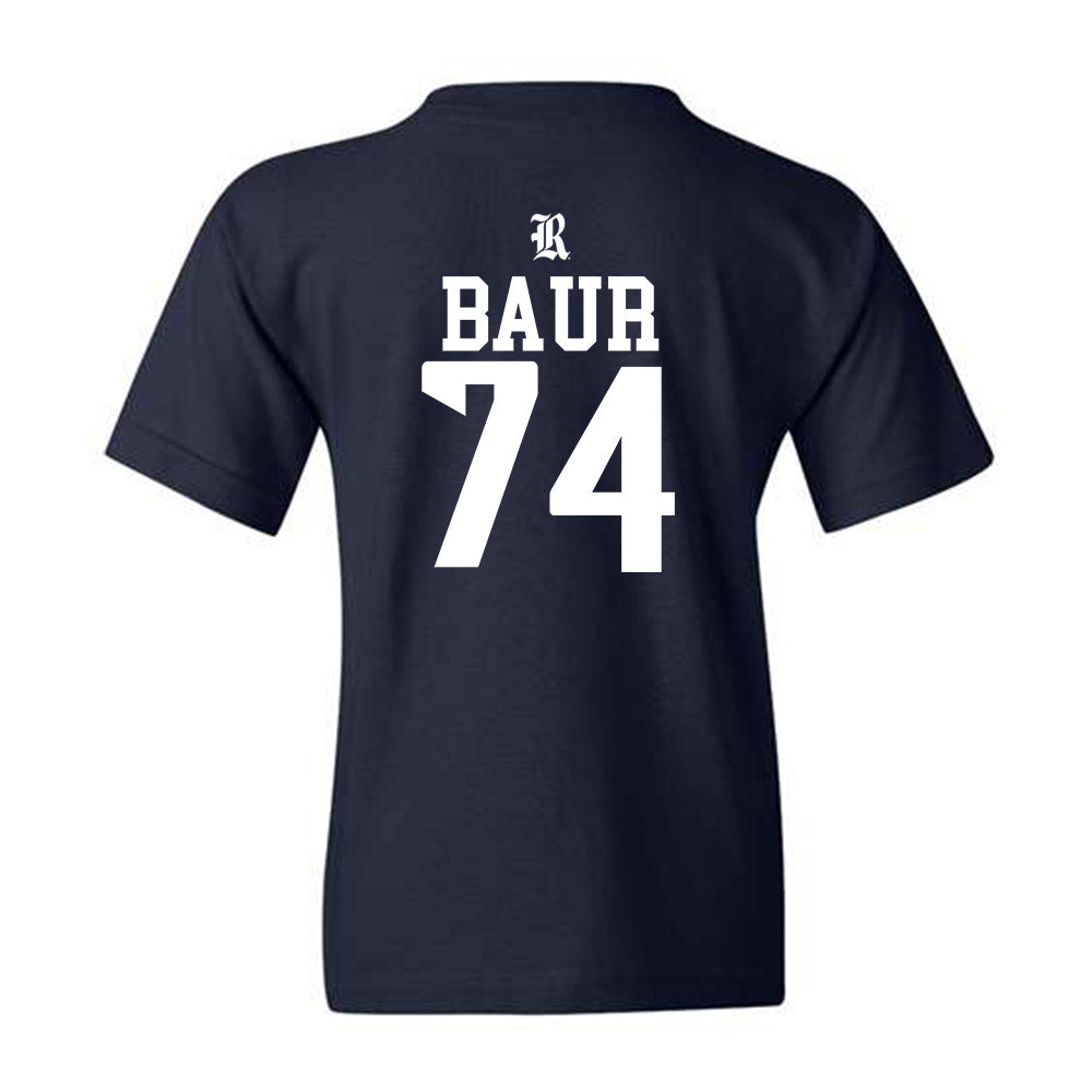 Rice - NCAA Football : Brad Baur - Youth T-Shirt