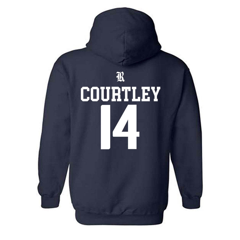 Rice - NCAA Women's Volleyball : Danyle Courtley Hooded Sweatshirt