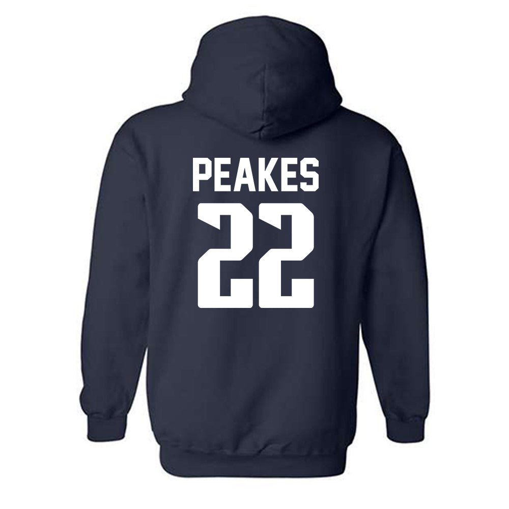 Rice - NCAA Men's Basketball : Jackson Peakes - Hooded Sweatshirt Classic Shersey