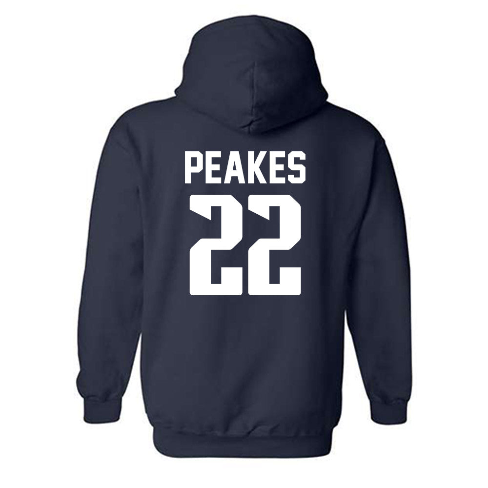 Rice - NCAA Men's Basketball : Jackson Peakes - Hooded Sweatshirt Sports Shersey