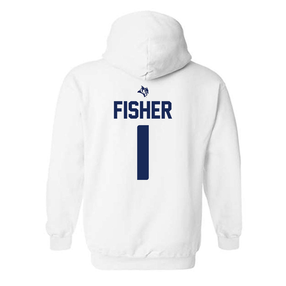 Rice - NCAA Women's Basketball : Malia Fisher - Hooded Sweatshirt Sports Shersey