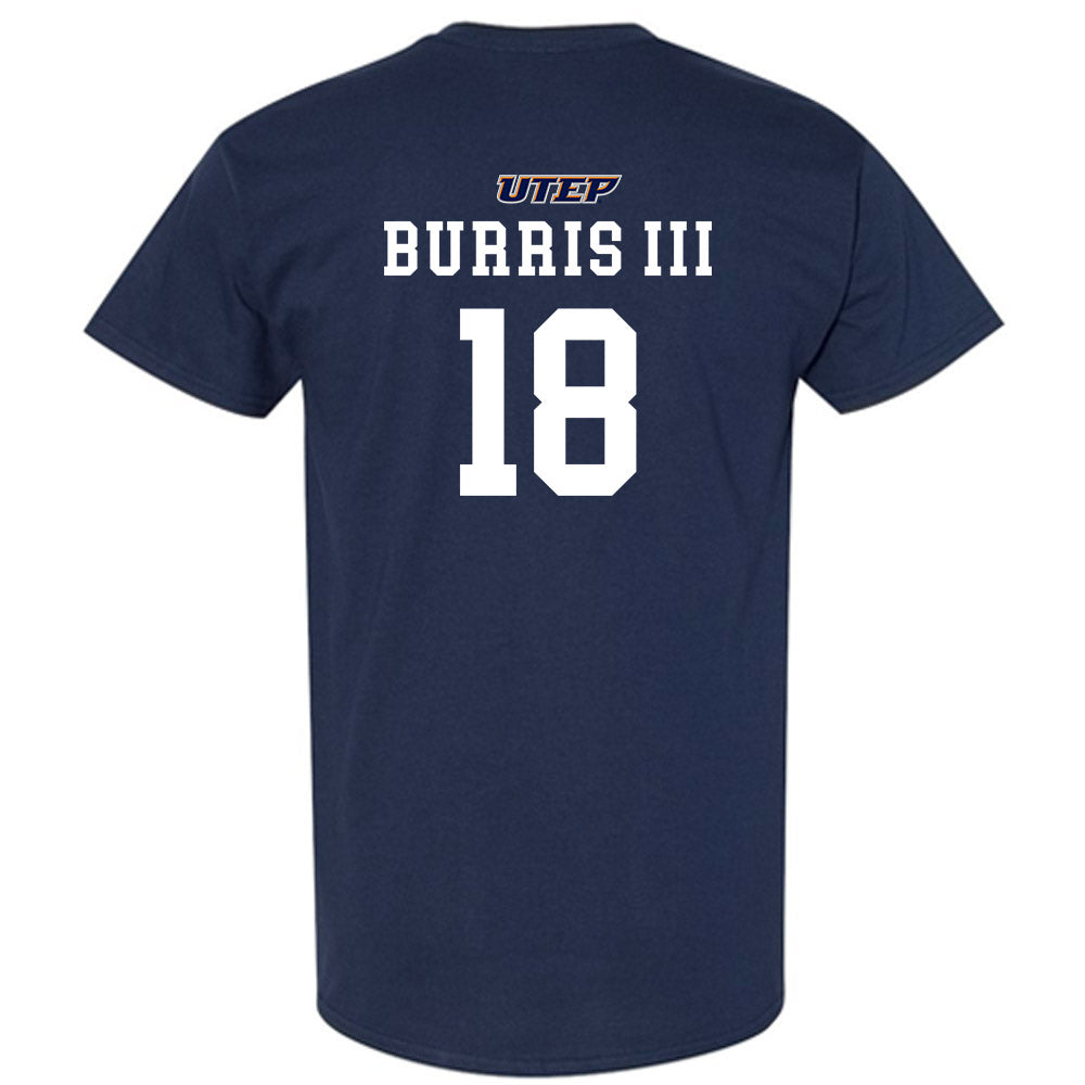 UTEP - NCAA Football : John Burris III - Shersey Short Sleeve T-Shirt