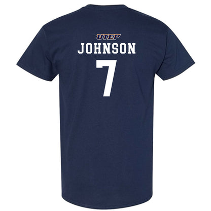 UTEP - NCAA Football : Kadarion Johnson - Shersey Short Sleeve T-Shirt