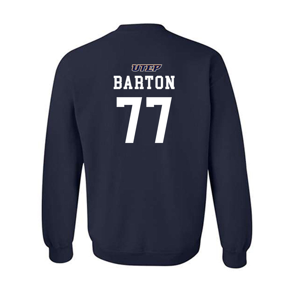 UTEP - NCAA Football : Andre Barton - Shersey Sweatshirt