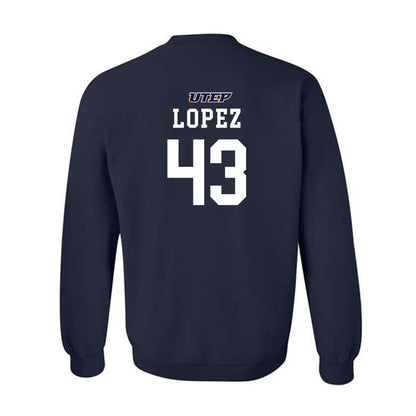 UTEP - NCAA Football : Julian Lopez Shersey Sweatshirt