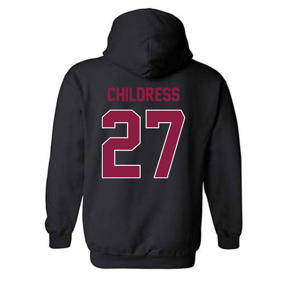 Virginia Tech - NCAA Football : Tyler Childress - Hooded Sweatshirt Sports Shersey