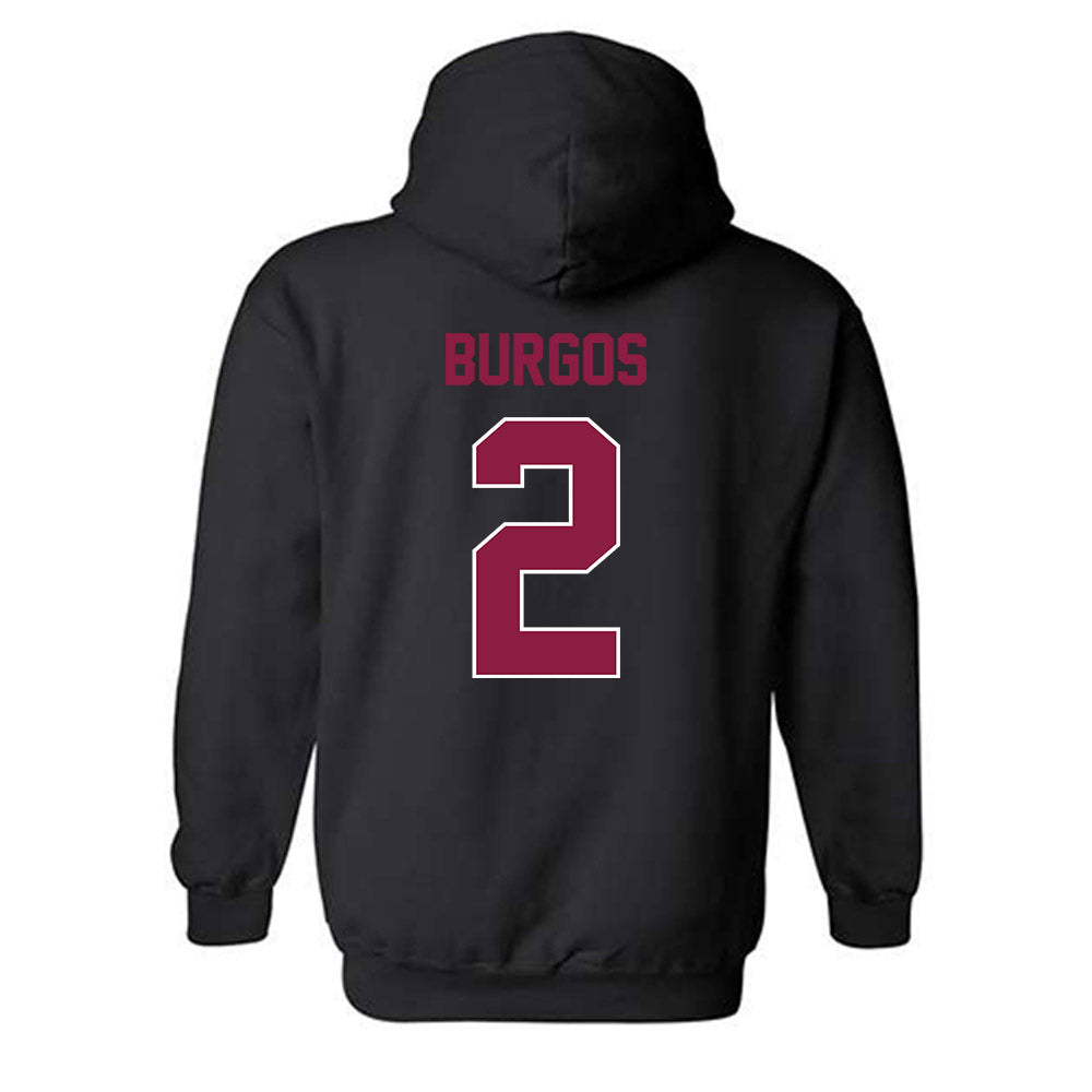 Virginia Tech - NCAA Football : Keyshawn Burgos - Hooded Sweatshirt Sports Shersey