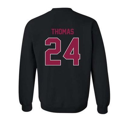 Virginia Tech - NCAA Football : Malachi Thomas - Crewneck Sweatshirt Sports Shersey