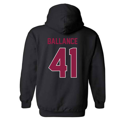 Virginia Tech - NCAA Football : George Ballance - Hooded Sweatshirt Sports Shersey