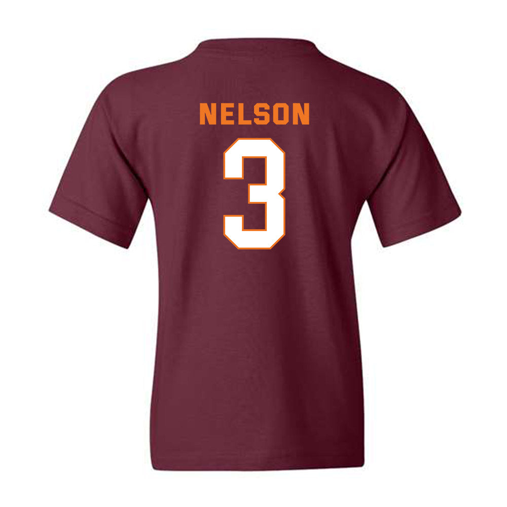 Virginia Tech - NCAA Women's Basketball : Mackenzie Nelson - Youth T-Shirt Sports Shersey