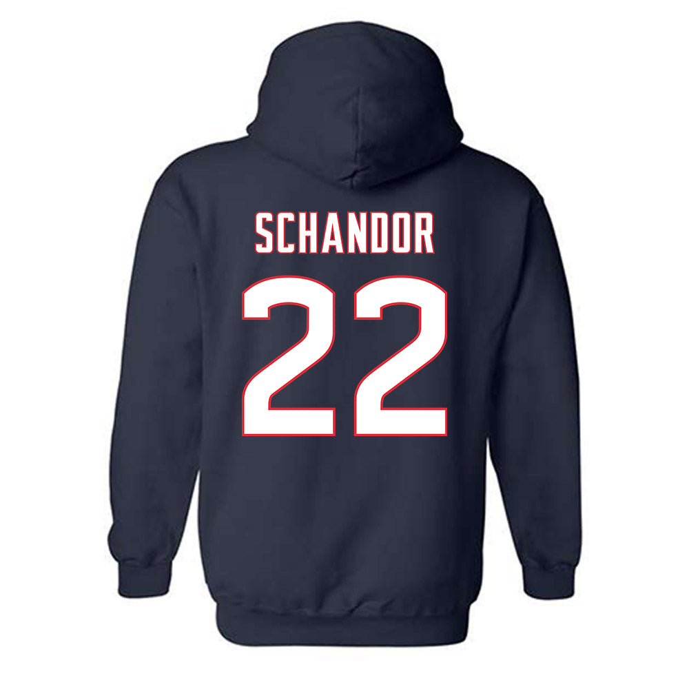 UConn - NCAA Men's Ice Hockey : Hudson Schandor Hooded Sweatshirt
