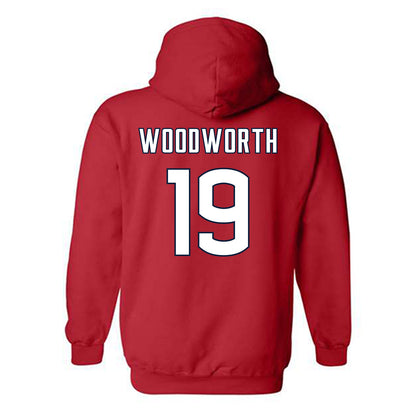 UConn - NCAA Women's Ice Hockey : Megan Woodworth Hooded Sweatshirt