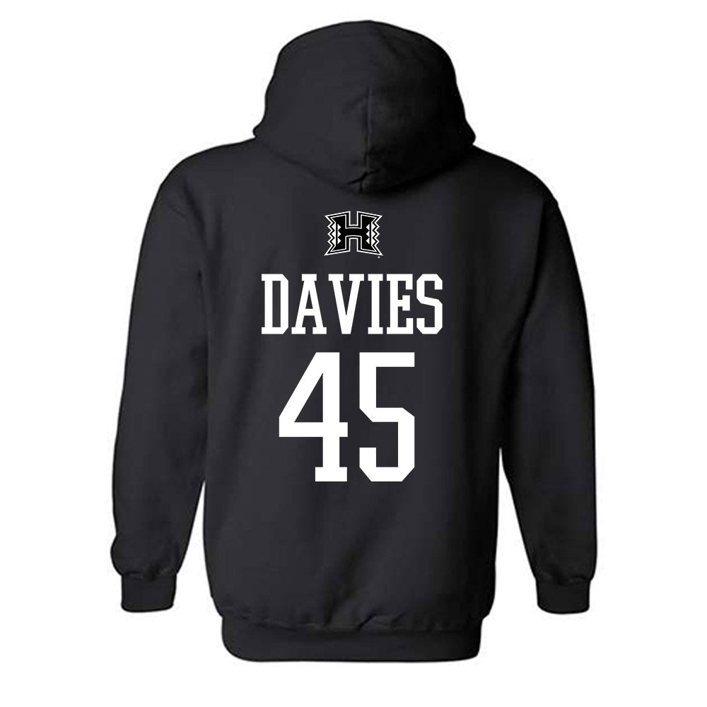 Hawaii - NCAA Women's Basketball : Olivia Davies - Hooded Sweatshirt Classic Shersey