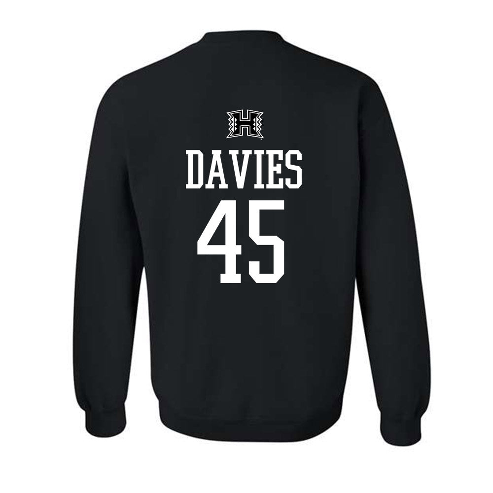 Hawaii - NCAA Women's Basketball : Olivia Davies - Crewneck Sweatshirt Classic Shersey