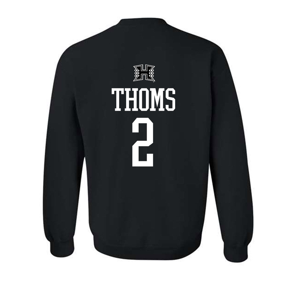 Hawaii - NCAA Women's Basketball : Ashley Thoms - Crewneck Sweatshirt Classic Shersey