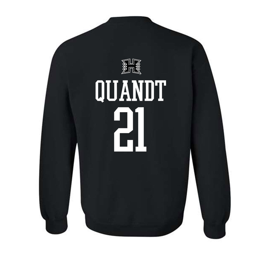 Hawaii - NCAA Baseball : Jared Quandt - Crewneck Sweatshirt Classic Shersey