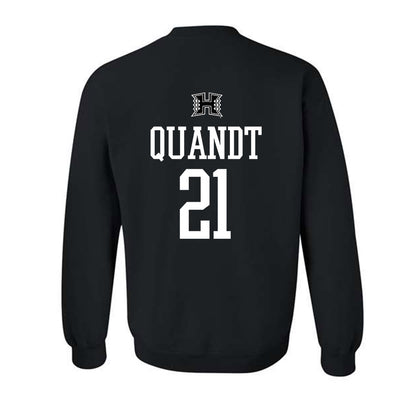 Hawaii - NCAA Baseball : Jared Quandt - Crewneck Sweatshirt Classic Shersey