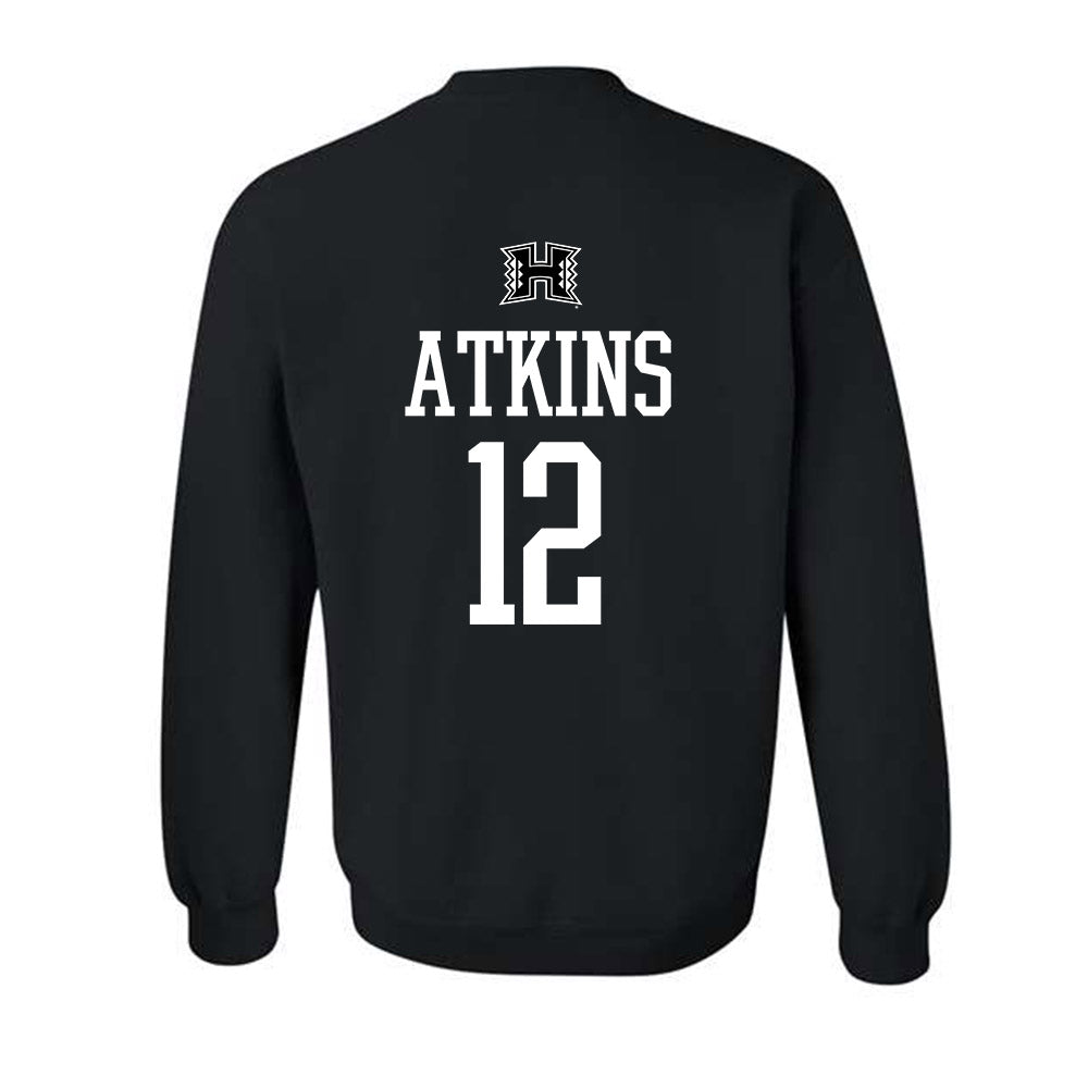 Hawaii - NCAA Baseball : Tai Atkins - Crewneck Sweatshirt Classic Shersey