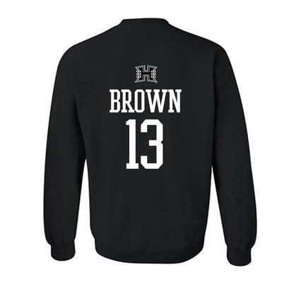 Hawaii - NCAA Football : Caleb Brown - Sweatshirt