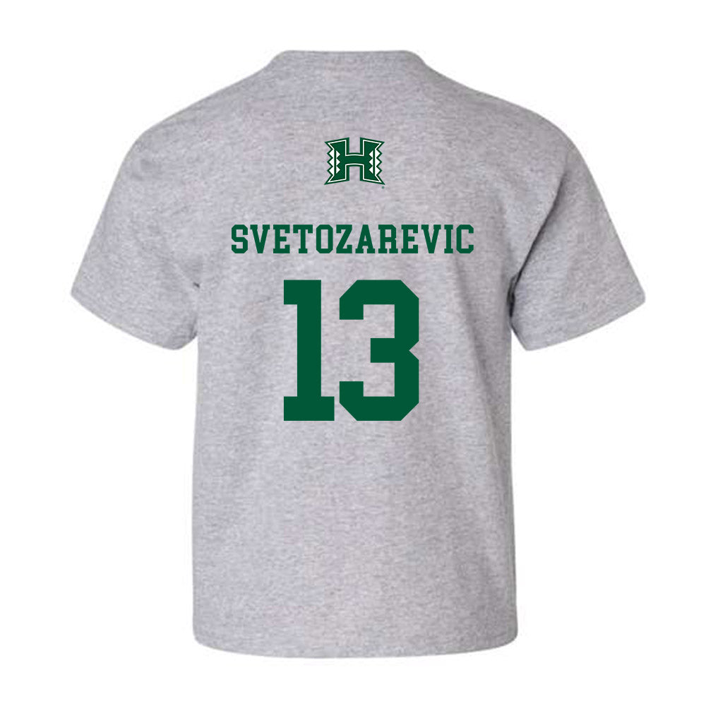 Hawaii - NCAA Men's Basketball : Matija Svetozarevic - Youth T-Shirt Classic Shersey