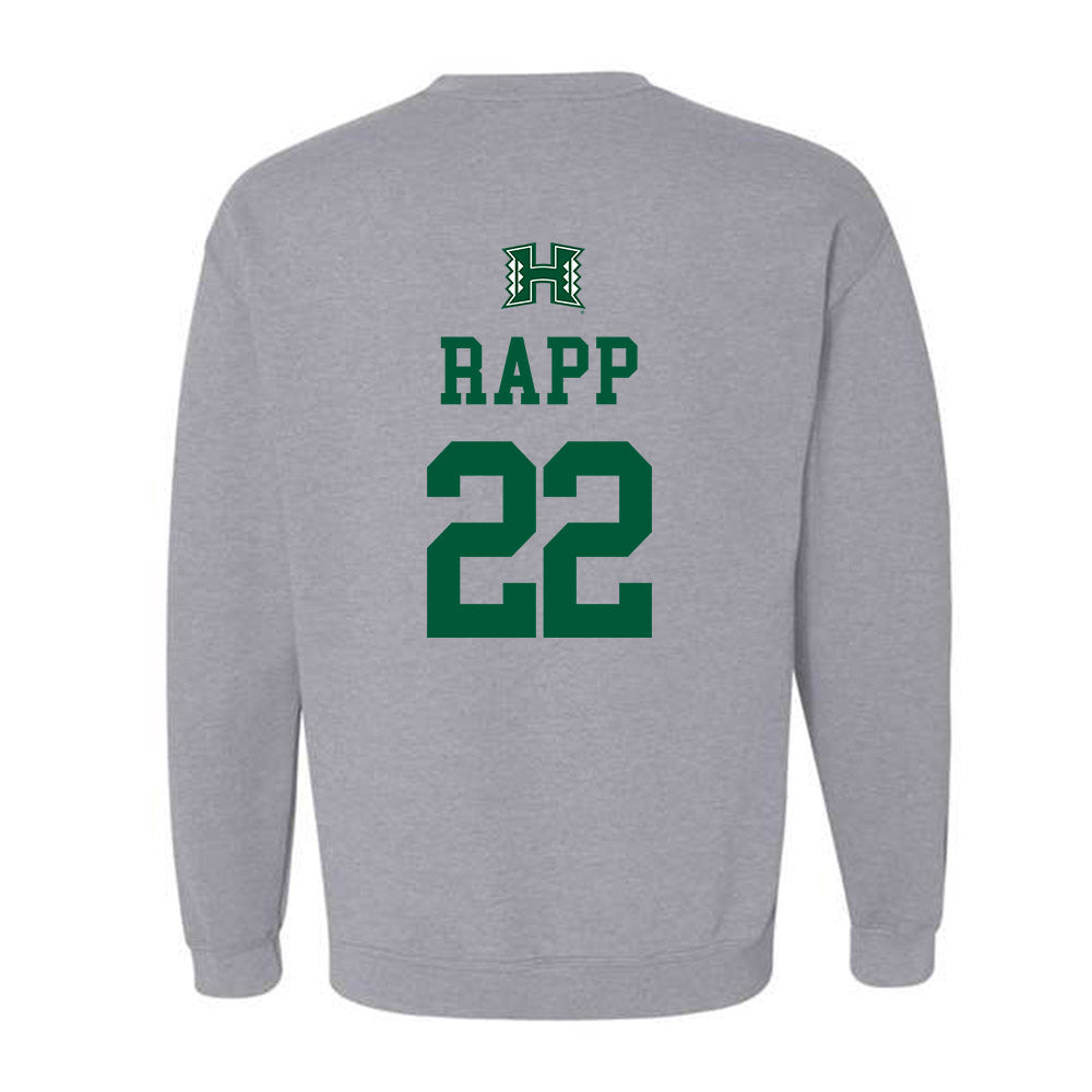 Hawaii - NCAA Men's Basketball : Ryan Rapp - Crewneck Sweatshirt Classic Shersey