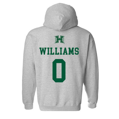 Hawaii - NCAA Men's Basketball : Kody Williams - Hooded Sweatshirt Classic Shersey