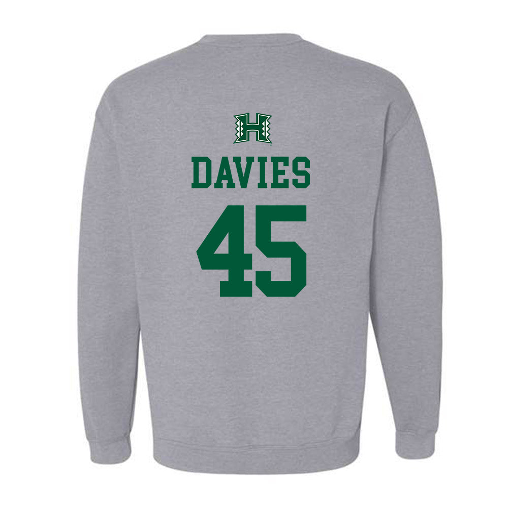 Hawaii - NCAA Women's Basketball : Olivia Davies - Crewneck Sweatshirt Classic Shersey