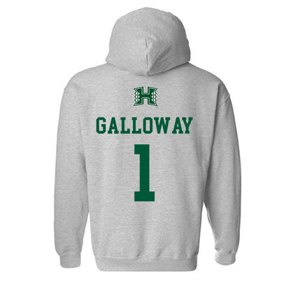 Hawaii - NCAA Men's Volleyball : Chaz Galloway Hooded Sweatshirt