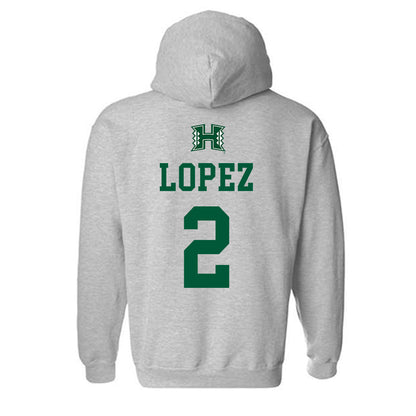 Hawaii - NCAA Softball : Brianna Lopez - Hooded Sweatshirt Classic Shersey