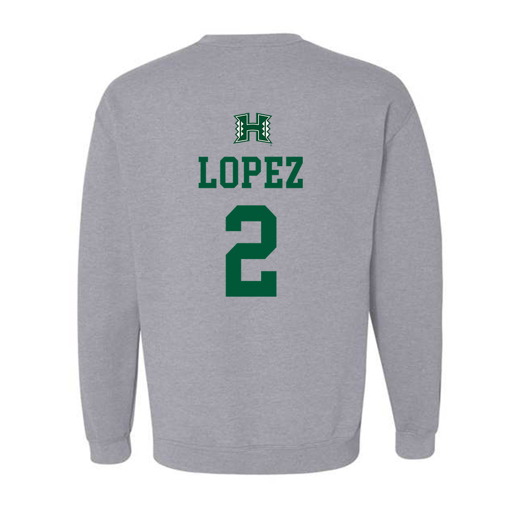 Hawaii - NCAA Softball : Brianna Lopez - Crewneck Sweatshirt Classic Shersey