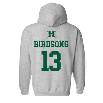 Hawaii - NCAA Women's Basketball : Hallie Birdsong - Hooded Sweatshirt Classic Shersey