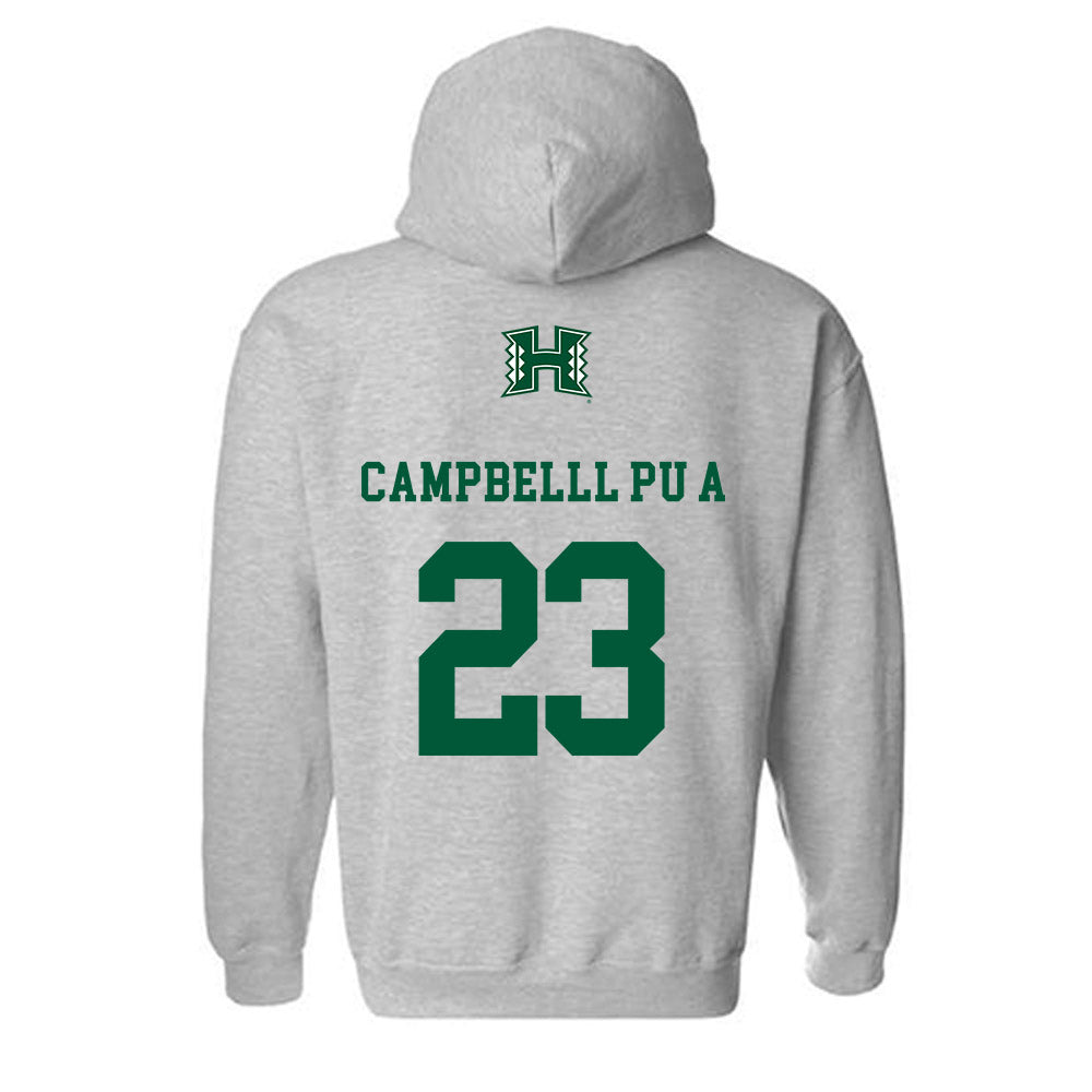 Hawaii - NCAA Softball : Key-annah Campbelll Pu'a - Hooded Sweatshirt Classic Shersey