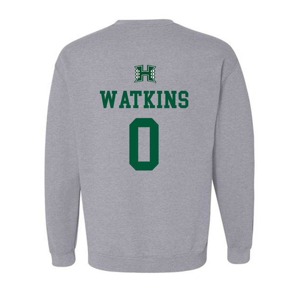 Hawaii - NCAA Women's Basketball : Avery Watkins - Crewneck Sweatshirt Classic Shersey