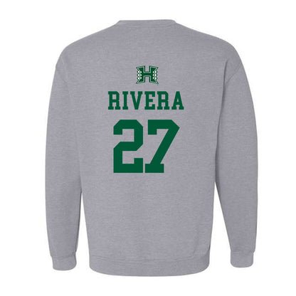 Hawaii - NCAA Baseball : Bronson Rivera - Crewneck Sweatshirt Classic Shersey