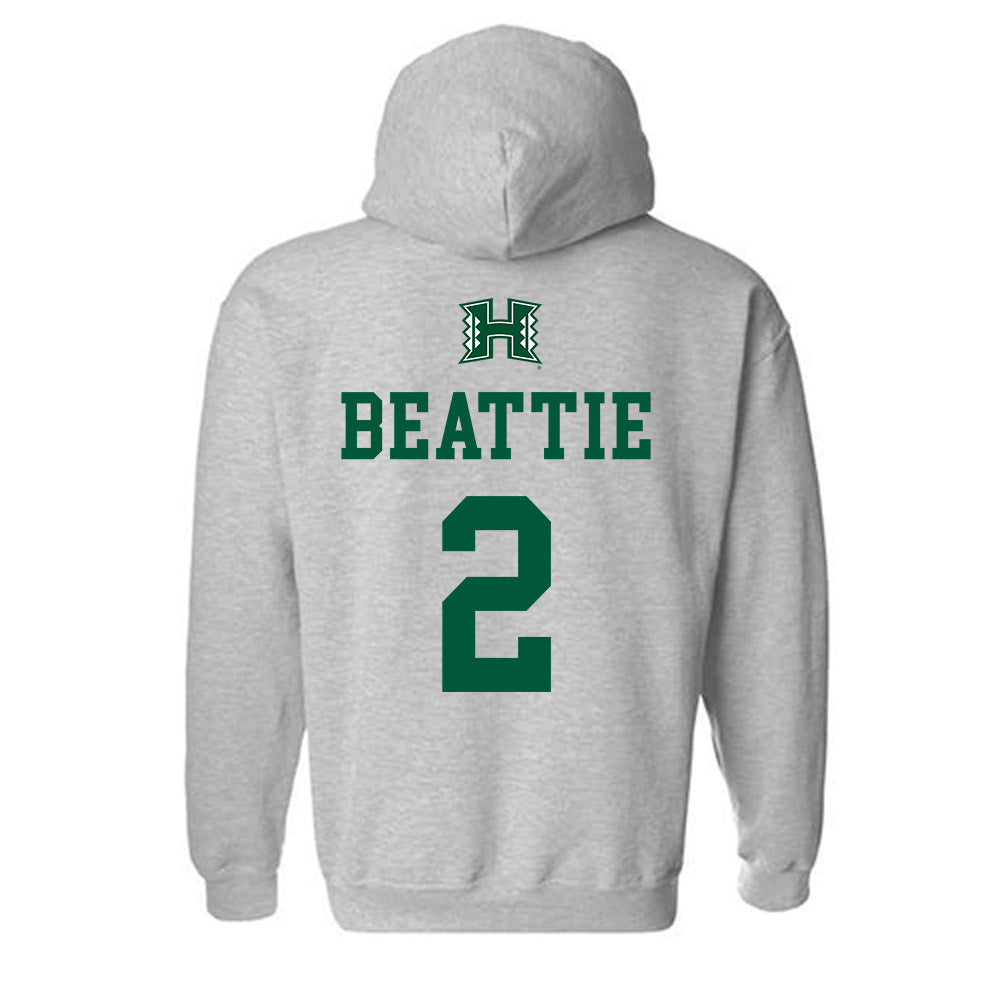 Hawaii - NCAA Men's Basketball : Thomas Beattie - Hooded Sweatshirt Classic Shersey