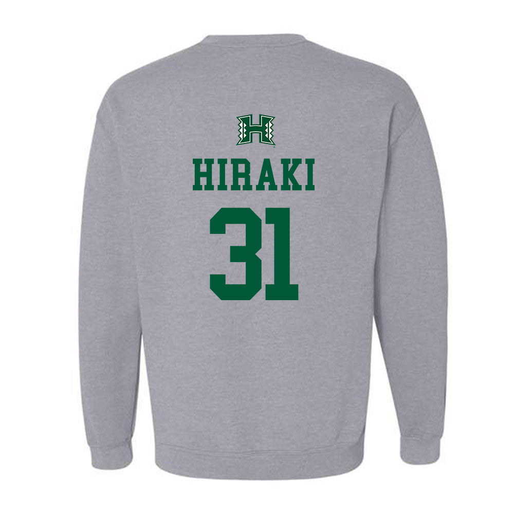 Hawaii - NCAA Baseball : Blake Hiraki - Crewneck Sweatshirt Classic Shersey